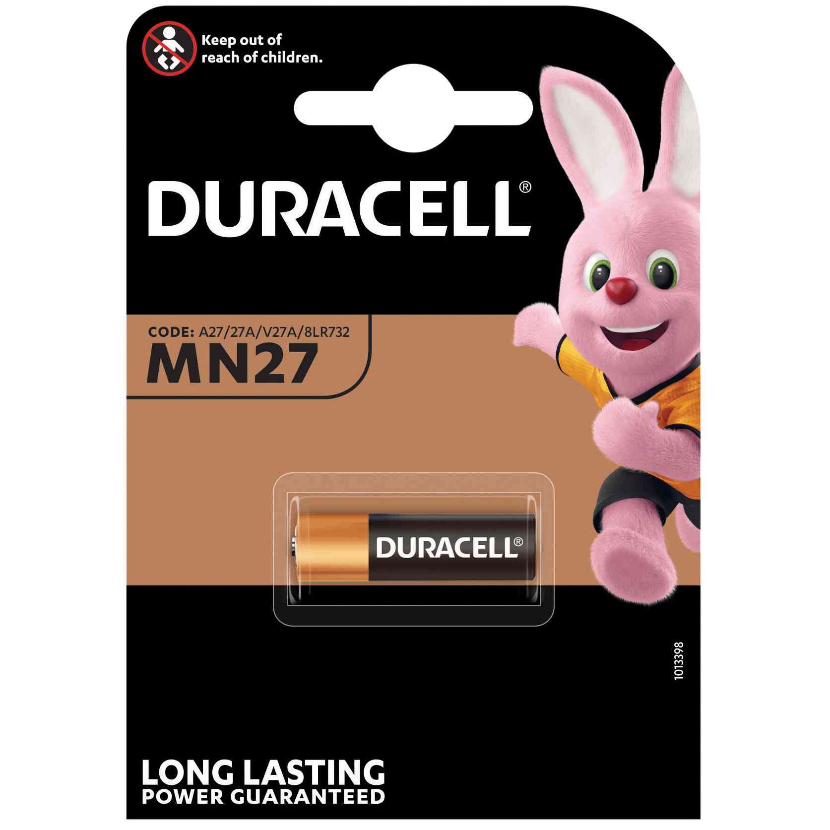 10,0 BL Di DURACELL PILA ALCALINA 12V MN27 PZ.1