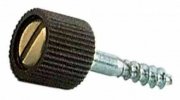 250,0 PZ Di REGGIPIANO OTTONE C/GOMMA E VITE MARRONE*