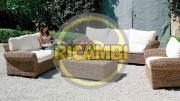 1,0 CF Di SET 4 CUSCINI DIVANO 2 POSTI X SALOTTO LUNA