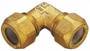 10,0 PZ Di GOMITO OTTONE DOPPIO BICONO 12X1/2 PESANTE
