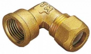10,0 PZ Di GOMITO OTTONE BICONO F/GAS 14X1/2