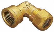 10,0 PZ Di GOMITO OTTONE BICONO F/GAS 16X1/2