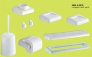 1 CF Di *GEDY ART.8099 "JUNIOR" SERIE 9 PEZZI BIANCO