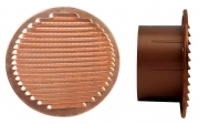 1,0 PZ Di GRIGLIA AERAZIONE RAME D 150 MM BOCCA PLASTICA