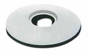 100,0 PZ Di RONDELLA FERRO C/GUARNIZ D 6,7X22 BIANCO GRIGIO