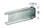 1,0 PZ Di OMGE  119 BINARIO ANTINA SCORREVOLE ACC ZINC 3 M
