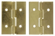 100,0 PZ Di CERNIERA ACCIAIO OTTONAT0 15 X 25 MM**