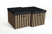 12 CF Di *SCATOLA CARTONE CM 42X32X32H SET 2PZ COL.036