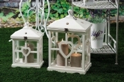 1 PZ Di LANTERNE MAGNUM SET 2 PEZZI BIANCHE