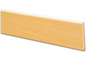 10,0 PZ Di BATTISCOPA 70X7 MM LISCIO 245 CM FRASSINO NAT 6031