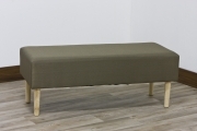 1 PZ Di *PANCA TESSUTO/LEGNO CM.100X40X40H ANTRACITE