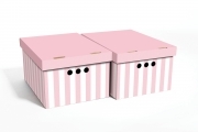 12 CF Di *SCATOLA CARTONE CM 33X25X18H SET 2PZ COL.035
