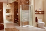 1,0 PZ Di BOX DOCCIA CRISTALLO TRASP. SER. 6 MM 80X140 LUSSO