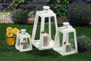 1 PZ Di LANTERNE MAGNUM SET 3 PEZZI BIANCHE