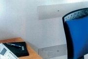 10,0 PZ Di BATTISEDIA TRASPARENTE CON FORI S/VITI 80X2X12 CM