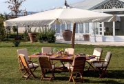 1,0 PZ Di OMBRELLONE DECENT PALO 75X75 ASTER 300X300 CM