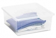 21,0 PZ Di CONTENITORE EASY BOX C/COPER 40X40XH16 CM TRASP