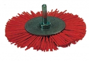1,0 PZ Di POGGI 497.10 SPAZZOLA CIRCOL NYLON 75 MM GR 150