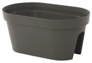 4 PZ Di CASSETTA 'MY MOOD RAIL' CM. 50 GRIGIO FUMO