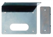 1,0 PZ Di ISEO 050.010 PIASTRA DI FISSAGGIO SERRATURA 505