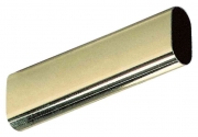 10,0 PZ Di TUBO PER ARMADIO OVALE OTTONATO 30X15 MM DA 1 M