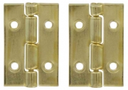 100,0 PZ Di CERNIERA ACCIAIO OTTONATO 10 X 15 MM**