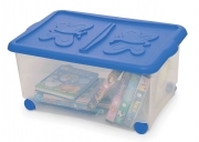 8,0 PZ Di CONTENITORE ROLLING C/COPERCHIO ALI 60X40H28 CM