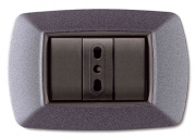 10,0 PZ Di PLACCA LIFE MOD. LIVING VULC.GRIGIO CHIARO 3P
