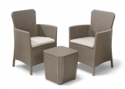 1 PZ Di ALLIBERT SET 'MIAMI BALCONY' CAPPUCC. C/CUSC.