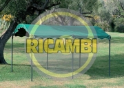 1,0 PZ Di TOP RICAMBIO PER GAZEBO CAR PORT YF-3145R VERDE