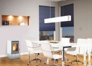 1,0 PZ Di STUFA PELLET 5,8 KW KING 60 BIANCO