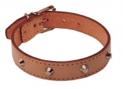 6,0 PZ Di COLLARE PER CANI CUOIO BORCHIATO 40 X 650 MM