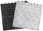10,0 PZ Di PIASTRELLA ALLUMINIO ANTISCIVOLO CM.30X30