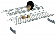 6,0 CP Di MENSOLA COLAPIATTI ACCIAIO CROM C/SUPP 76 CM