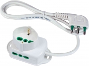 1,0 PZ Di FME ART.42.105 MULTIPRESA 2P BIP+1BIP/SCHUKO TRIAX