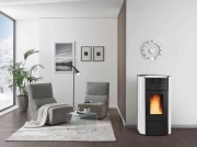 1,0 PZ Di STUFA PELLET 20,3 KW RAFFAELLA IDRO H15 BIANCO