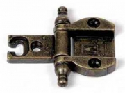 10,0 PZ Di CERNIERA PER MOBILI A0055 BRONZO ANTIC 35X24 MM*