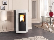 1 PZ Di STUFA PELLET KW30 DIADEMA ACS IDRO BIANCA