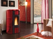 1,0 PZ Di STUFA PELLET 20 KW ISIDE IDRO H15 CERAM. BORDEAUX