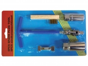 1,0 CF Di CHIAVE PER CANDELE CON SPAZZOLINO SET 5 PZ