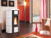 1,0 PZ Di STUFA PELLET 20 KW ISIDE IDRO 2.0 H15 CERAM. BIANC
