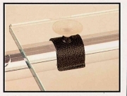 6,0 BL Di BL SUPPORTI CON VENTOSA PER TUBO NERO 4 PZ