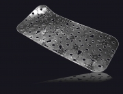 6,0 PZ Di TAPPETO VASCA MARGHERITA 72X36 CM CRYSTAL