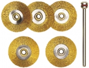 1,0 PZ Di PROXXON 28962 FIG.22 SPAZZOLE OTTONE 22 MM