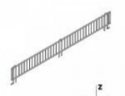 1 PZ Di ZAF FRONTALINO IN FILO CROMATO CM. 100