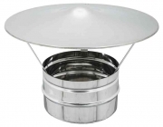 4,0 PZ Di FUMAIOLO FISSO ACCIAIO ZINCATO D 14 CM