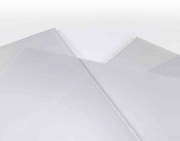 10,0 PZ Di VETRO SINTETICO  TRASPARENTE H  50  50X2 CM