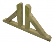 1,0 PZ Di PIEDE PINO IMPREGNATO PER GRIGLIATO 60XH30 CM