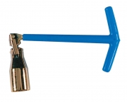 1,0 PZ Di CHIAVE PER CANDELE DOPPIO SNODO BUSSOLA 21 MM