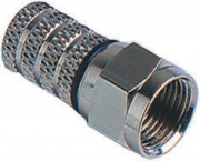 25,0 PZ Di CONNETTORE A VITE TIPO F PER CAVO SATV 6,40MM